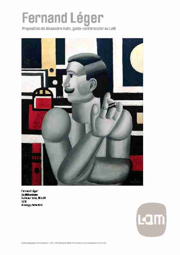[PDF] Fernand Léger -  LaM