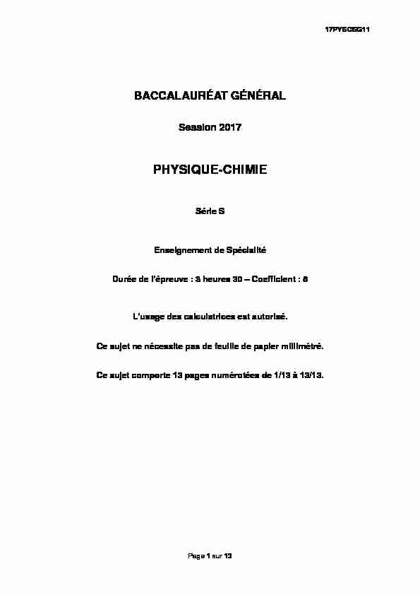 [PDF] PHYSIQUE-CHIMIE