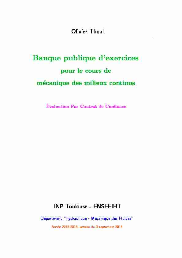 [PDF] Banque publique dexercices - PédagoTech de Toulouse INP