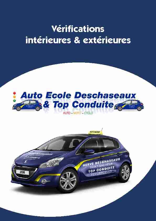 [PDF] Vérifications intérieures et extérieures - Auto-Ecole Deschaseaux
