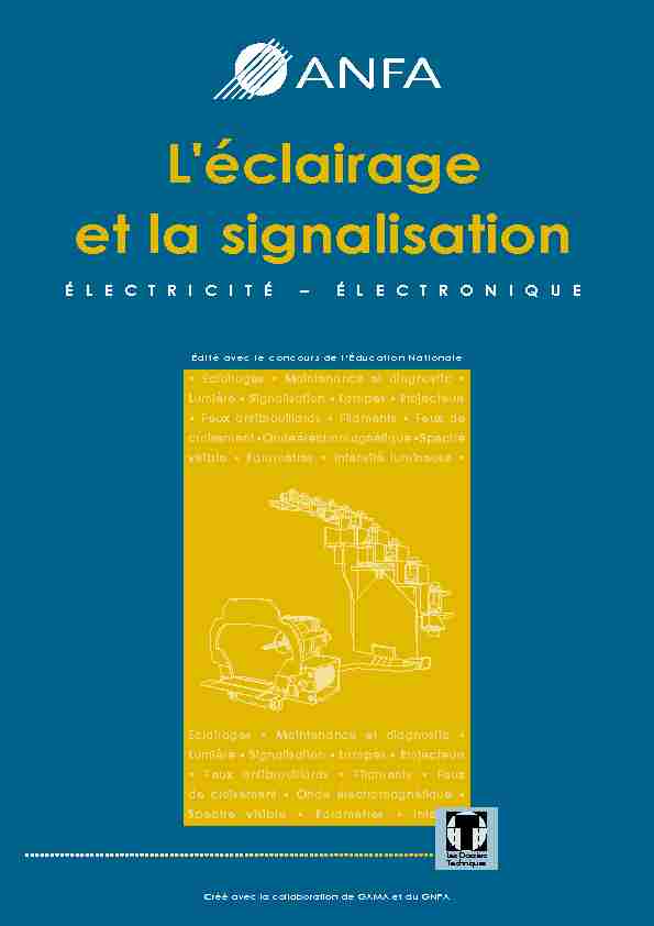 [PDF] Léclairage et la signalisation - Educauto