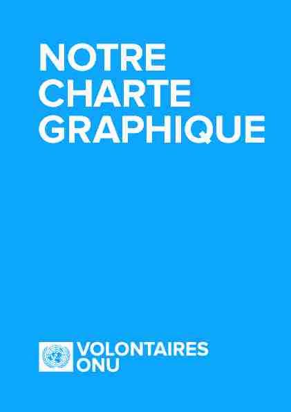 [PDF] NOTRE CHARTE GRAPHIQUE - UNV