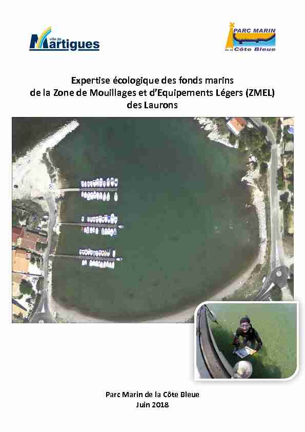 Expertise écologique des fonds marins de la Zone de Mouillages et