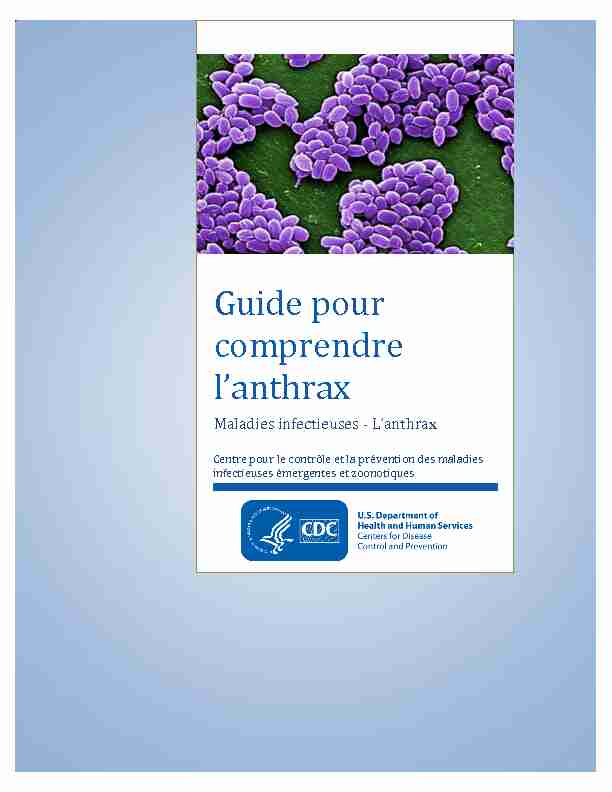 Guide pour comprendre lanthrax