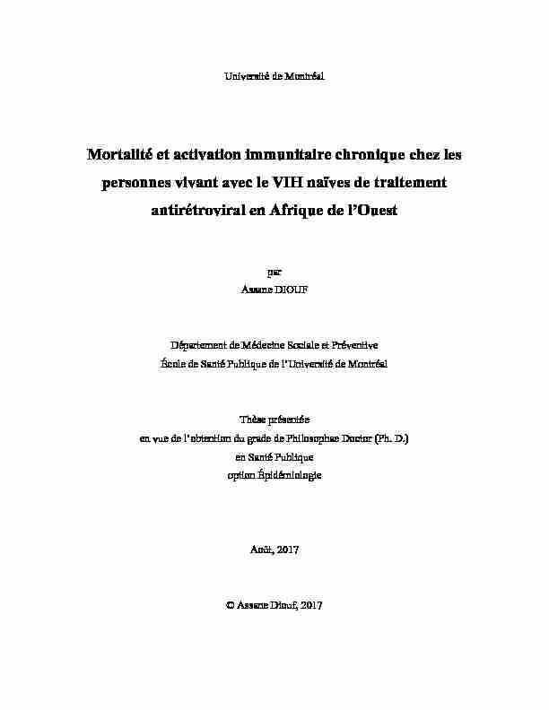 modèle Word thèse et mémoire - Université de Montréal