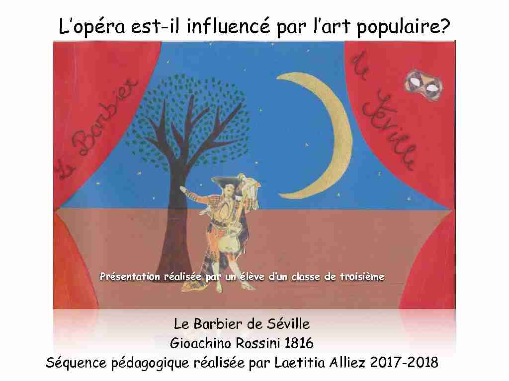 [PDF] Lopéra est-il influencé par lart populaire? - Aix - Marseille