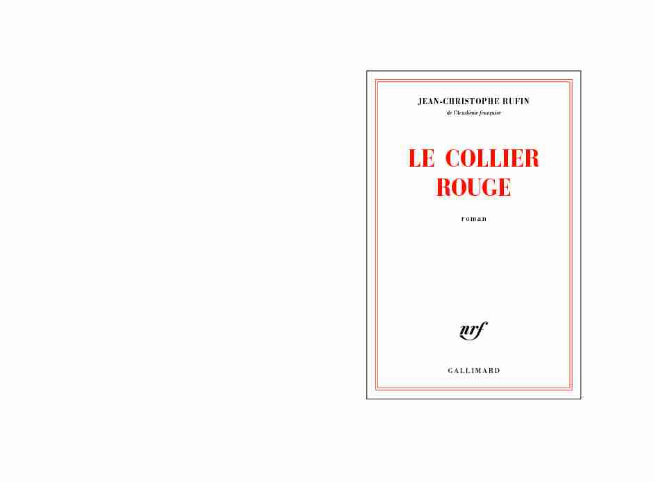 [PDF] Le collier rouge