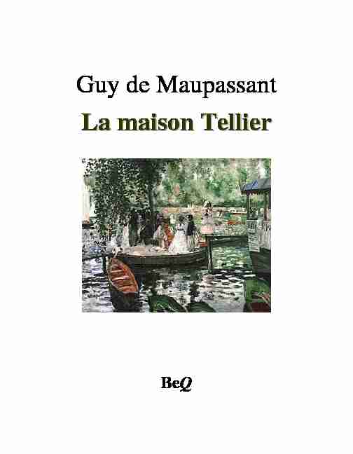 Guy de Maupassant - La maison Tellier
