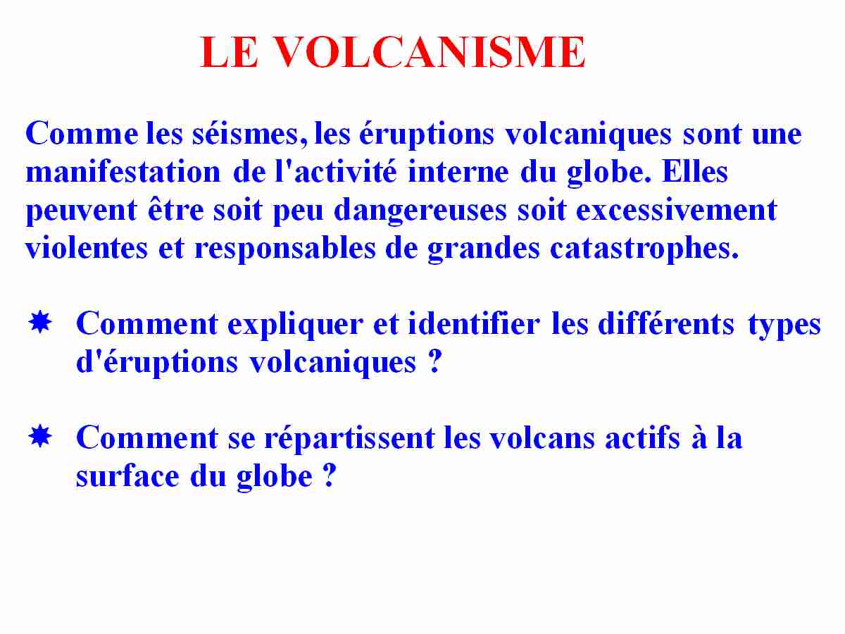 [PDF] Comme les séismes les éruptions volcaniques sont une