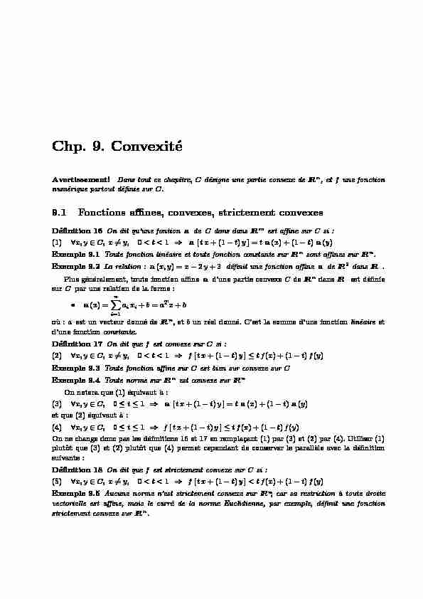 [PDF] Chp 9 Convexité