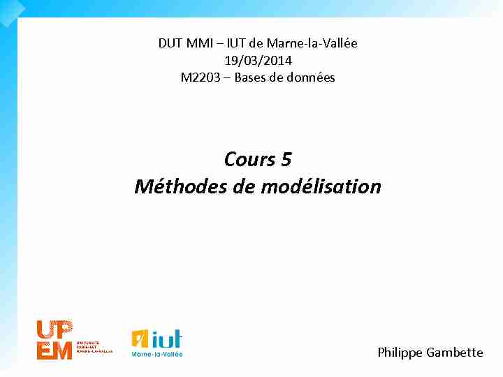 [PDF] Cours 5 Méthodes de modélisation - IGM
