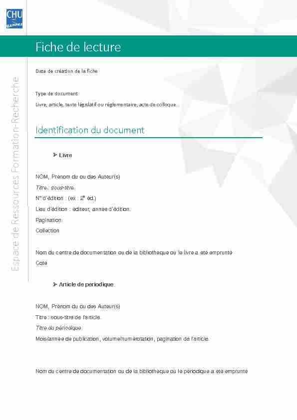 CDE - Document charté - vert