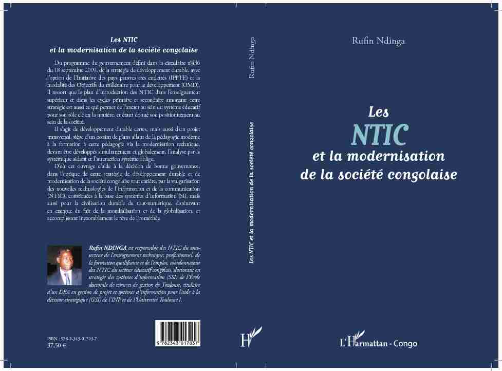 [PDF] Les NTIC et la modernisation de la société congolaise