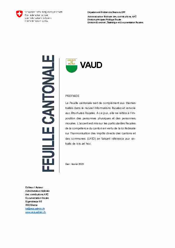 [PDF] Feuille cantonale Vaud