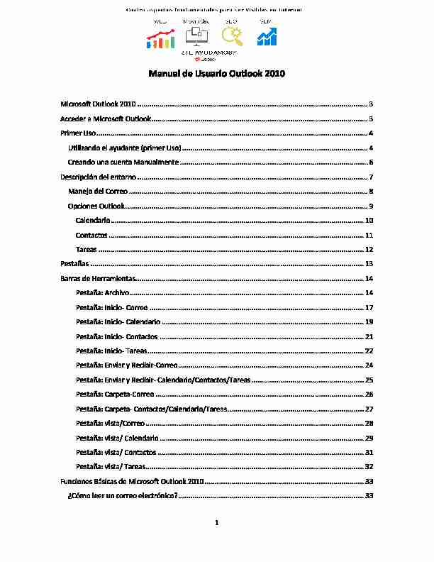 Manual de Usuario Outlook 2010