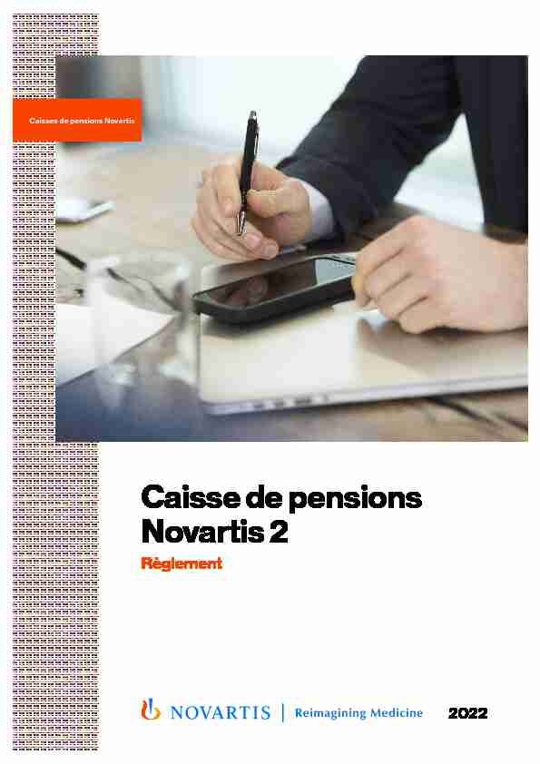 [PDF] Caisse de pensions Novartis 2 - Pensionskassen Novartis