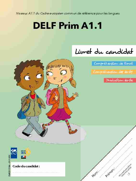 [PDF] DELF Prim A11 - DELF DALF