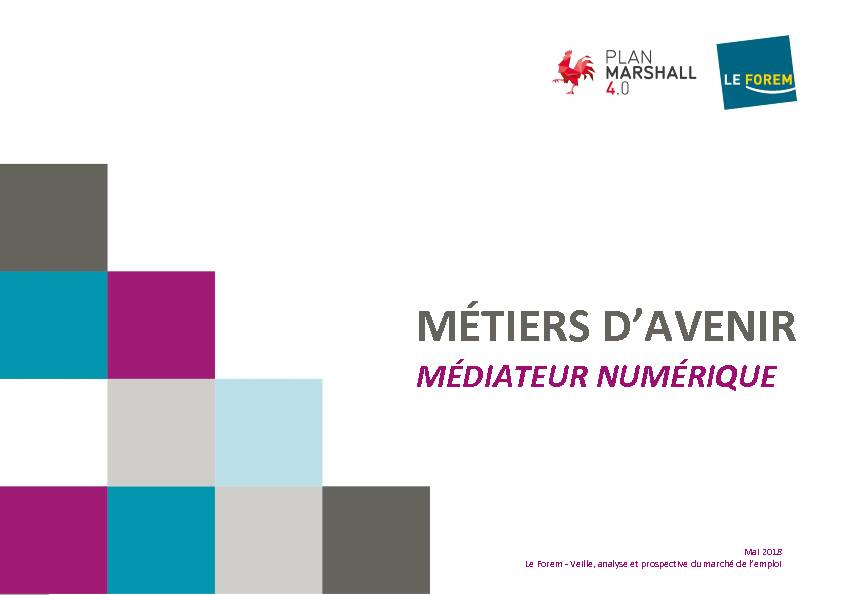 [PDF] Médiateur numérique - Le Forem