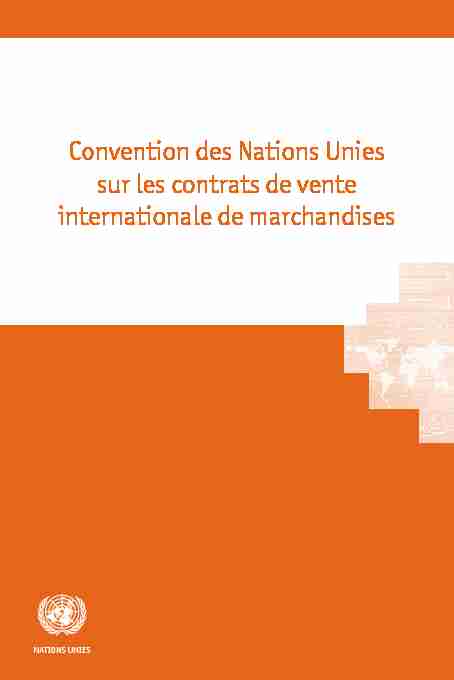 [PDF] Convention des Nations Unies sur les contrats de vente