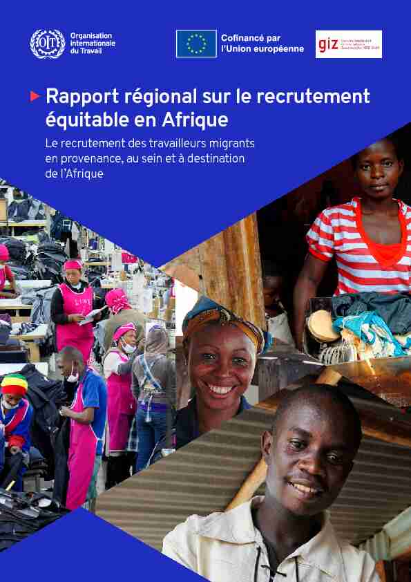 Rapport régional sur le recrutement équitable en Afrique