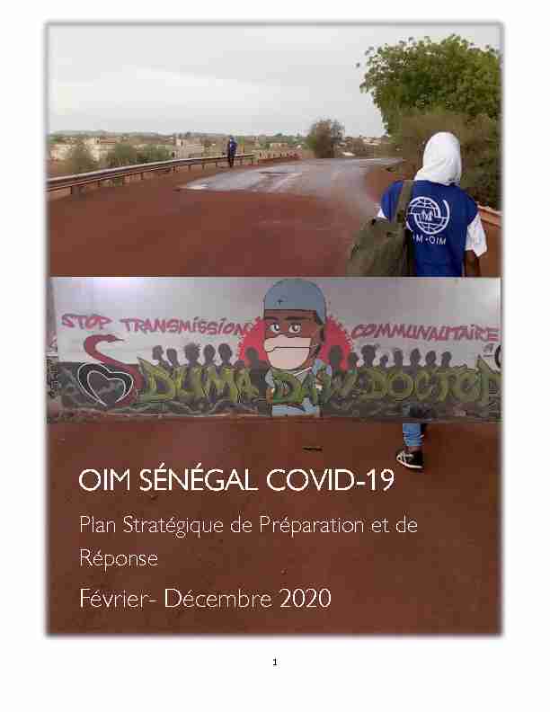 OIM SÉNÉGAL COVID-19