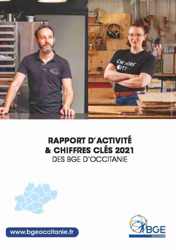 RAPPORT DACTIVITÉ & CHIFFRES CLÉS 2021