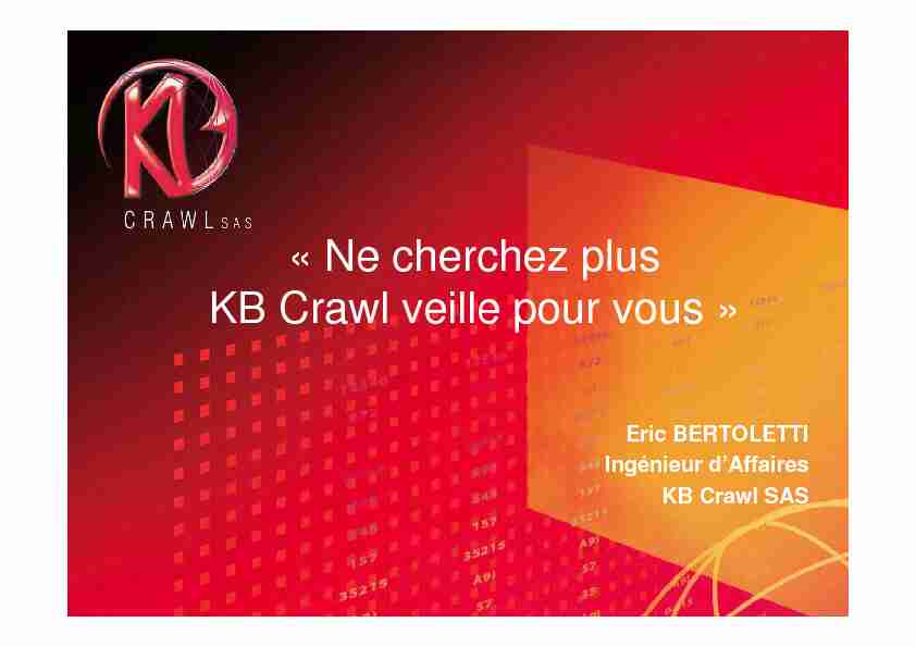[PDF] Ne cherchez plus KB Crawl veille pour vous