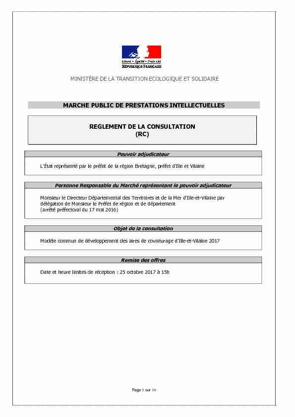 [PDF] MARCHE PUBLIC DE PRESTATIONS INTELLECTUELLES