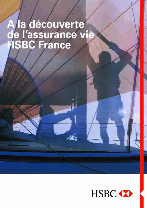 [PDF] A la découverte de lassurance vie HSBC France