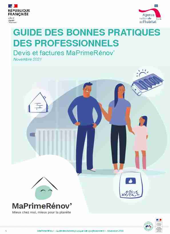 [PDF] Guide des bonnes pratiques des professionnels - Anah