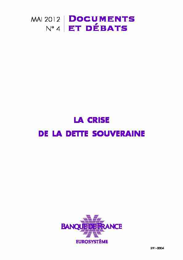 [PDF] Documents et débats - Banque de France  Publications