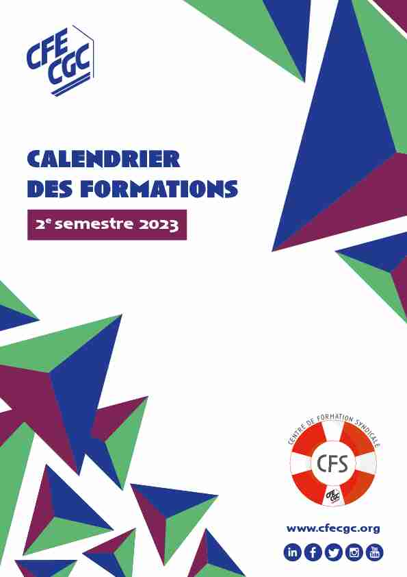 [PDF] Centre de formation syndicale - Synep CFE-CGC