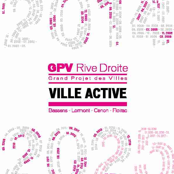 [PDF] VILLE ACTIVE - GPV Rive Droite