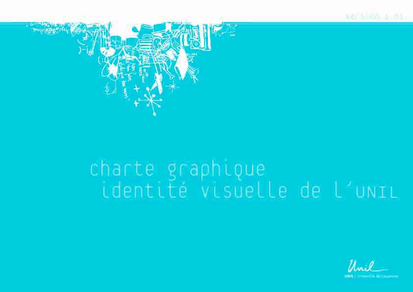 charte graphique identité visuelle de l’UNIL