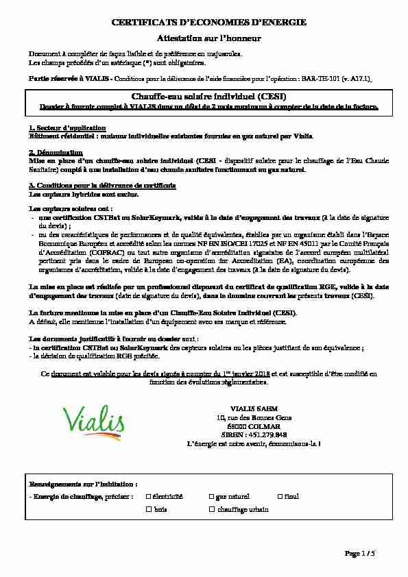 [PDF] CERTIFICATS DECONOMIES DENERGIE Attestation sur lhonneur