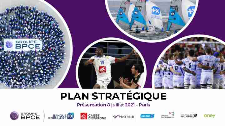 Présentation du plan stratégique 2021-2024