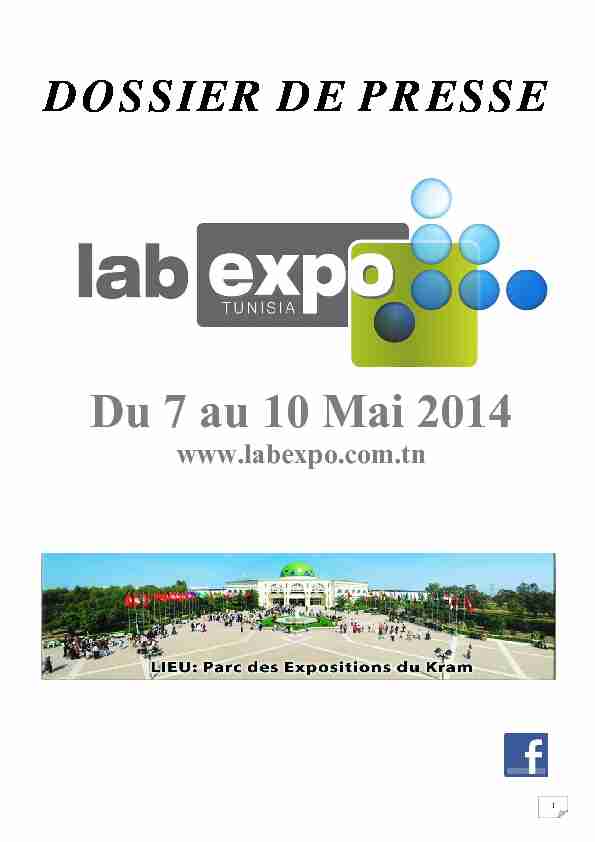 [PDF] Du 7 au 10 Mai 2014 - Labexpo