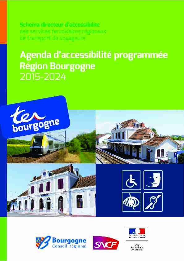 Agenda daccessibilité programmée Région Bourgogne 2015-2024