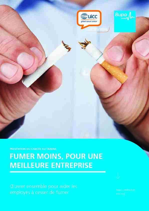 FUMER MOINS POUR UNE MEILLEURE ENTREPRISE