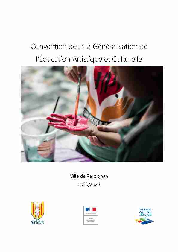 Convention pour la Généralisation de lÉducation Artistique et