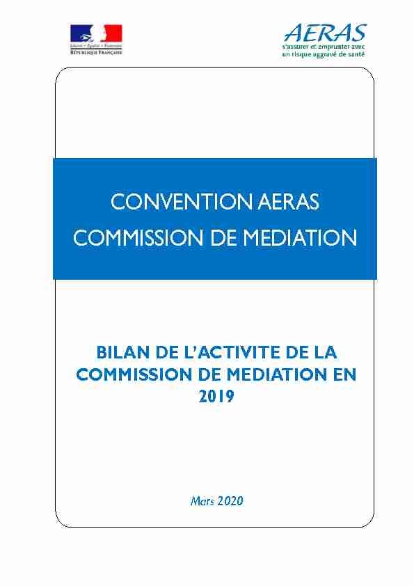 CONVENTION AERAS COMMISSION DE MEDIATION