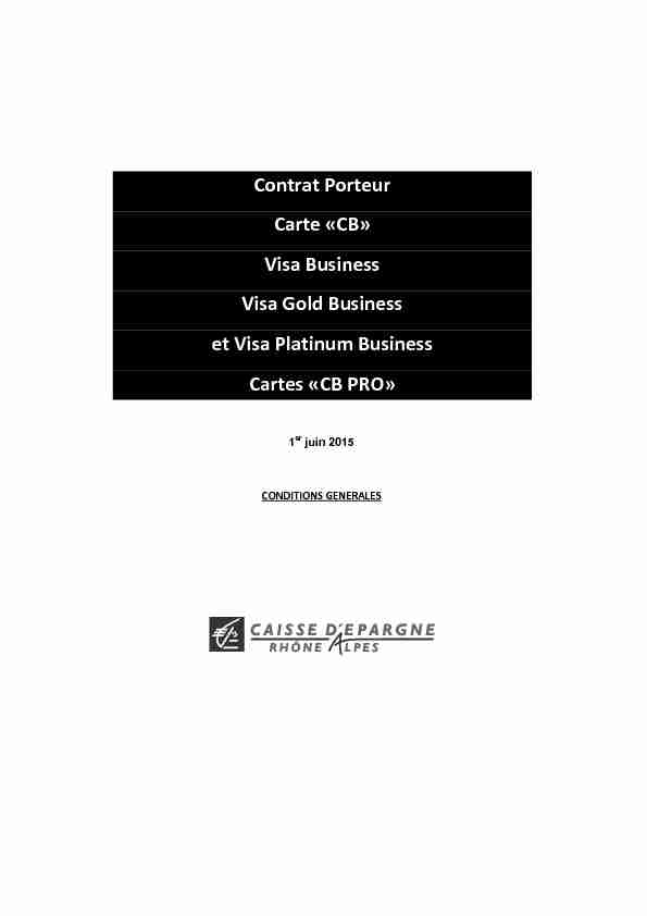 Carte Visa Platinum Business - Banque BCP