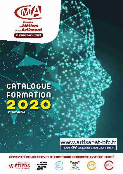 catalogue formation - 2020