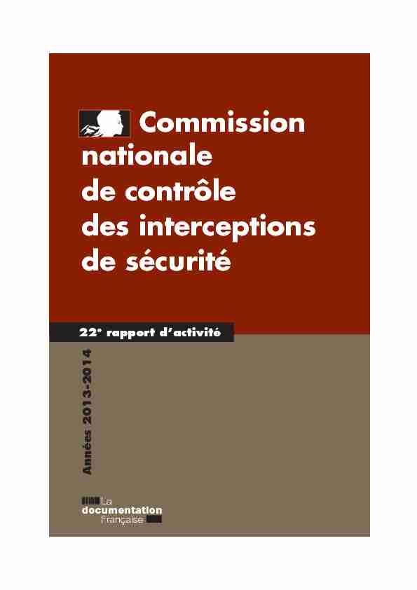 Commission nationale de contrôle des interceptions de sécurité