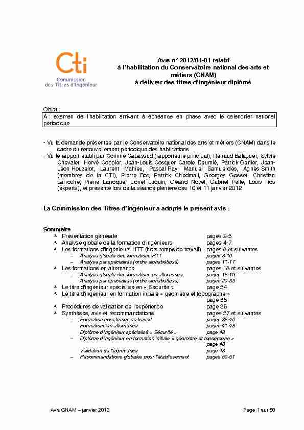 [PDF] CNAM - COMMISSION DES TITRES DINGENIEUR