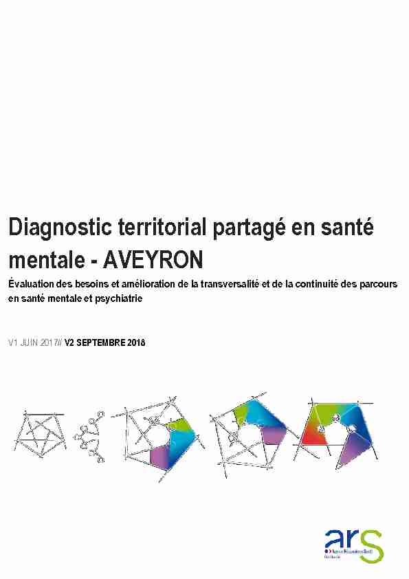 Diagnostic territorial partagé en santé mentale - AVEYRON