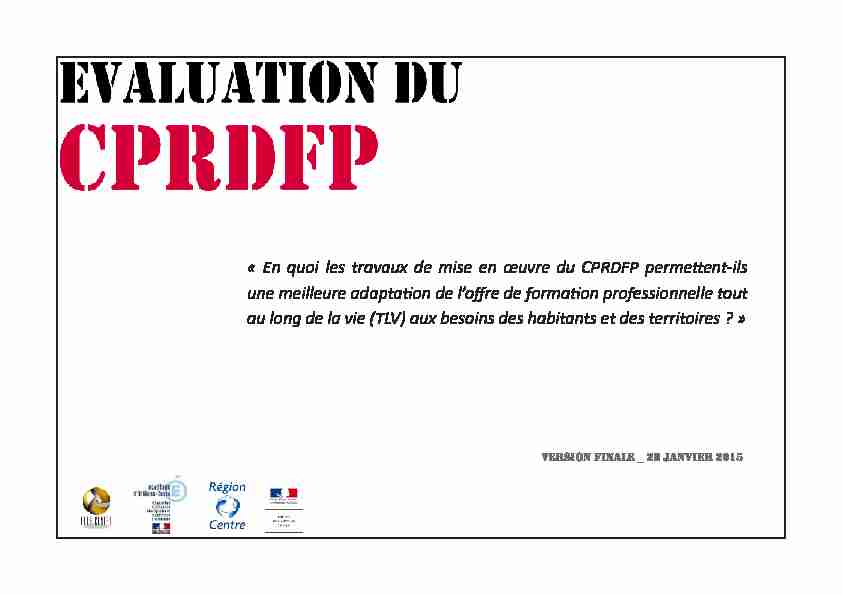 [PDF] Tableau de bord indicateurs CPRDFP - Etoile