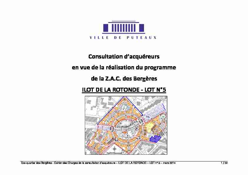 [PDF] Consultation dacquéreurs en vue de la  - Mairie de Puteaux