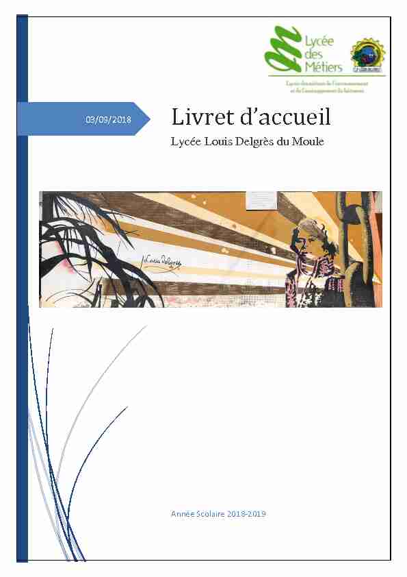 [PDF] Livret daccueil - Lycée professionnel Louis Delgrès
