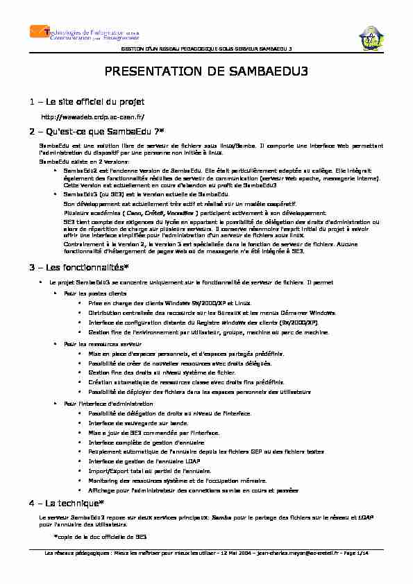 [PDF] PRESENTATION DE SAMBAEDU3